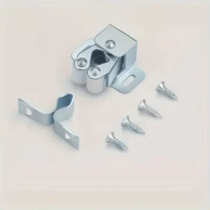 Heavy-Duty Door Latch, Metal Material No Drilling Required