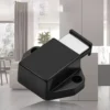 1pc Black Plastic Invisible Door Rebound Device