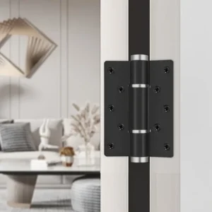 2pcs Heavy-Duty Aluminum Door Closer Hinges with Hydraulic Buffer