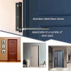Easy-to-install Adjustable Stainless Steel Automatic Door Closer with Spring Buffer