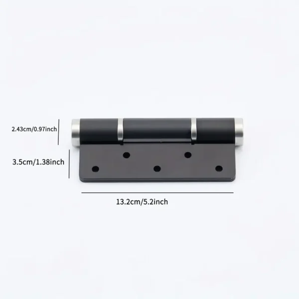2pcs Heavy-Duty Aluminum Door Closer Hinges with Hydraulic Buffer