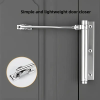 Easy-to-install Adjustable Stainless Steel Automatic Door Closer with Spring Buffer