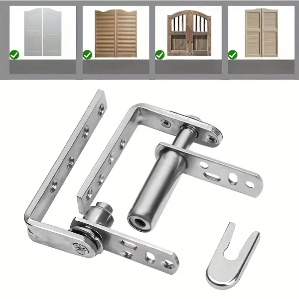 1pc Heavy Duty 304 Stainless Steel Thick Cafe Door Hinge with Automatic Closure
