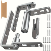 1pc Heavy Duty 304 Stainless Steel Thick Cafe Door Hinge with Automatic Closure