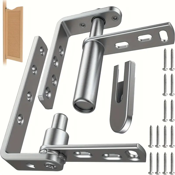1pc Heavy Duty 304 Stainless Steel Thick Cafe Door Hinge with Automatic Closure