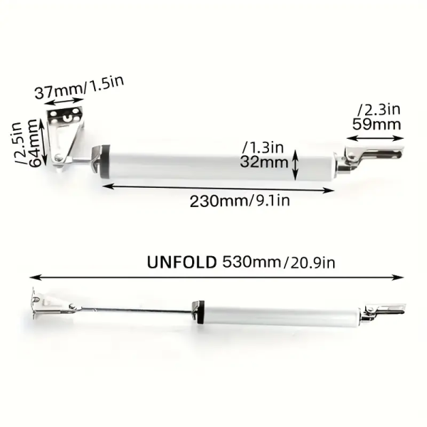 Automatic Household Door Closer In coffee Color
