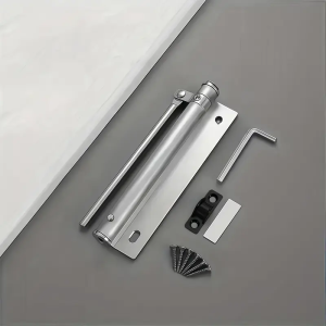 Easy-to-install Adjustable Stainless Steel Automatic Door Closer with Spring Buffer