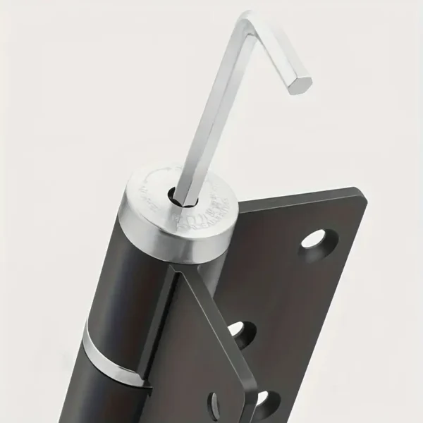2pcs Heavy-Duty Aluminum Door Closer Hinges with Hydraulic Buffer