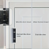 2 Hydraulic Hinges for Invisible Doors