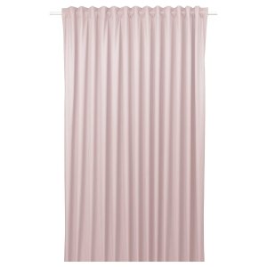 Block-out curtain, 1 piece, light pink/with heading tape, 210x250 cm
