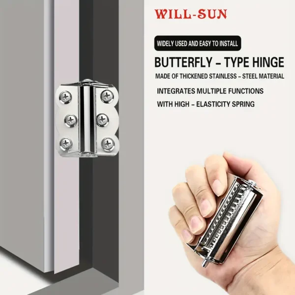 2 Sets of Butterfly Spring Hinges