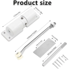 1pc Polished Metal Automatic Door Closer