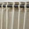 Curtains, 1 pair, linen/with heading tape, 145x250 cm