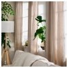 Curtains, 1 pair, linen/with heading tape, 145x250 cm