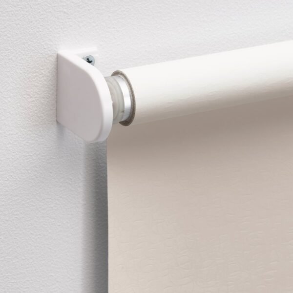 Block-out roller blind, beige, 140x155 cm