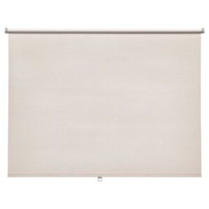 Block-out roller blind, beige, 140x155 cm