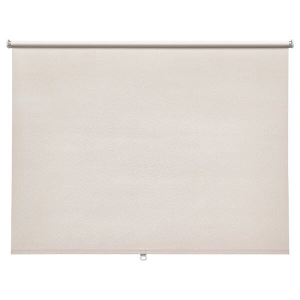 Block-out roller blind, beige, 140x155 cm