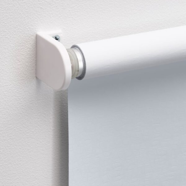 Block-out roller blind, white, 140x155 cm