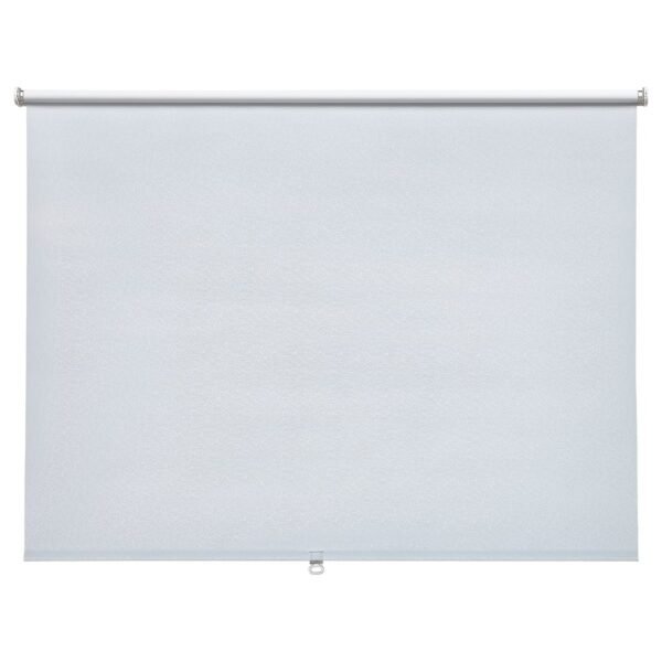 Block-out roller blind, white, 140x155 cm