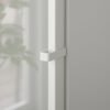 Glass door, white, 40x192 cm