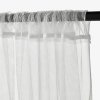 Net curtains, 1 pair, white/with rod pocket, 280x250 cm