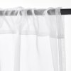 Sheer curtains, 1 pair, white/with rod pocket, 145x250 cm