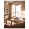 Block-out roller blind, white, 100x195 cm