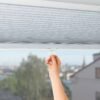 Block-out cellular blind, white, 140x195 cm