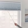 Block-out cellular blind, white, 140x195 cm