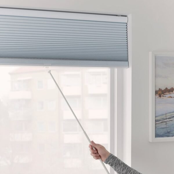 Block-out cellular blind, white, 140x195 cm