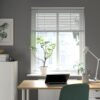 Venetian blind, white, 100x155 cm