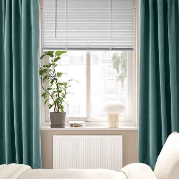 Venetian blind, white, 100x155 cm
