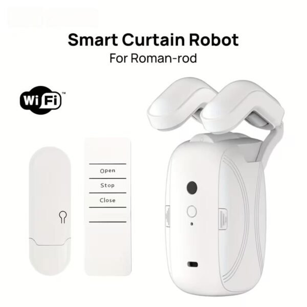Tuya Smart Wi-Fi Curtain Opener Robot Featuring an Upgraded Wi-Fi Gateway