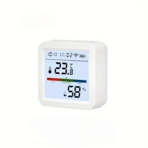 Tuya WiFi Temperature & Humidity Sensor Smart Life Backlight Display Alexa Google Home Compatible